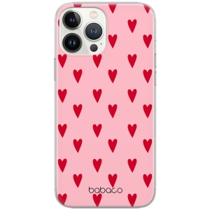 Pouzdro Back Case Babaco iPhone 12, 12 Pro, Pinky Hearts (pink)
