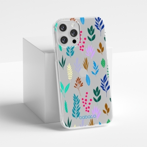 Pouzdro Back Case Babaco Huawei P30 Lite, Plants (transparent)