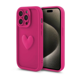 Pouzdro Back Case Heart Samsung A556 Galaxy A55 5G, pink