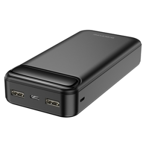 Externí baterie POWER BANK Borofone BJ14A, 20000mAh, 2x USB A, 1x USB C, barva černá