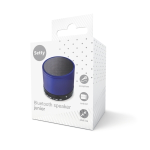 Mini reproduktor BlueTooth Setty Junior, barva modrá