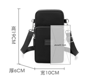 Casual bag univerzální pouzdro, na ruku, přes rameno, barva černá