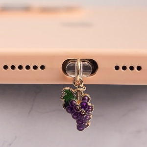 Záslepka Charm Grapes (1 Ks green, 1 Ks purple) pro USB C konektor