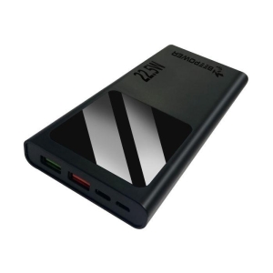 Externí baterie POWER BANK BeePower BP-10PD, 10000mAh, 2x USB (3.0), 1x USB C, PD 22,5W, barva černá