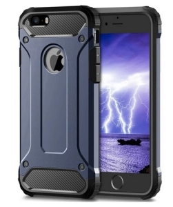 Pouzdro Armor Carbon iPhone 15 Pro barva modrá