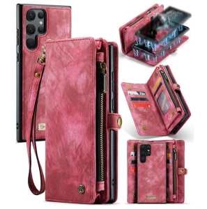 Pouzdro Book (Back Case) CaseMe Wallet 2v1, Samsung A356B Galaxy A35 5G barva magenta