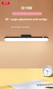 Magnetická lampa XO-YH08A, 1200mAh, barva černá