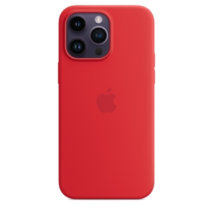 Silicone Case iPhone 14 PRO MAX Red (blistr)