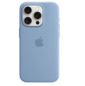 Silicone Case iPhone 15 PRO MAX Winter Blue (blistr)