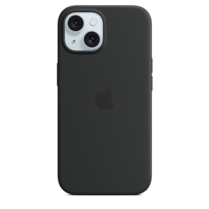 Silicone Case iPhone 15   Black (blistr)