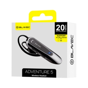 Bluetooth headset Blavec Adventure, barva černá