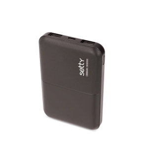 Externí baterie POWER BANK Setty SPB-05, 5000 mAh, barva černá