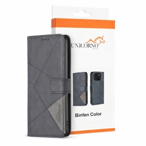 Pouzdro Book CaseMe Binfen iPhone 16 Plus, barva černá