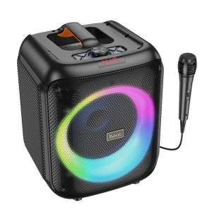 Maxi Reproduktor BlueTooth HOCO Graceful HA1, s karaoke systémem, barva černá