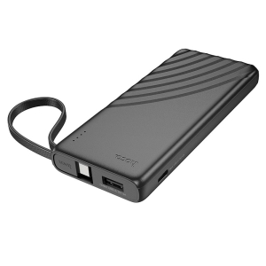 Externí baterie POWER BANK Hoco J129, 5000mAh, QC 3.0. PD 18W, 1x USB A 1x kabel USB C, barva černá