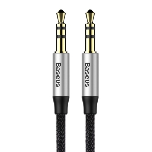 Kabel AUX (Baseus M30) Jack 3,5mm na Jack 3,5mm, 1,5m, barva černá