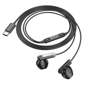 Hands Free Borofone BM89 Surpass, konektor USB C, mikrofon, barva černá