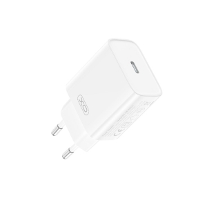 Cestovní nabíječ XO-CE15, USB C, PD 20W, bílá