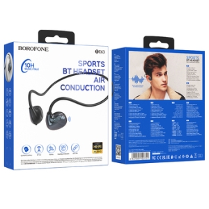 Bluetooth headset BOROFONE BE63 Sports, barva černá