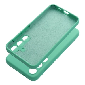 Pouzdro Back Case Silicone Xiaomi Redmi 14C 4G, barva mint