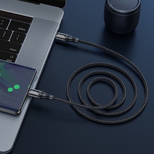 Datový kabel HOCO X50 USB C na USB C, PD 100W barva černá - 1 metr