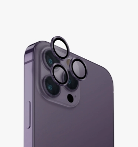 Unicorno ochranné sklo fotoparátu s aplikátorem iPhone 14 PRO, 14 PRO MAX dark purple