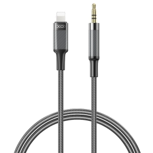 Kabel AUX (XO NB-R279A) Lightning na Jack 3,5mm barva černá