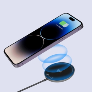 Indukční nabíječka Blavec (BQI-03) MagSafe, Qi2 15W (BQI03-QI2MB) černá