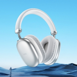 Sluchátka Hoco W35 Max, Bluetooth 5.3, AUX / USB C, barva silver