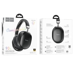 Sluchátka Hoco W35 Max, Bluetooth 5.3, AUX / USB C, barva black