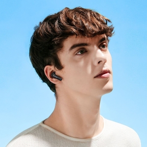 Bluetooth headset HOCO TWS (EQ14) s dotykovým displejem, barva černá