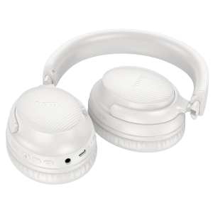 Sluchátka Hoco W53 Classic, Bluetooth 5.0, AUX / USB C, barva white