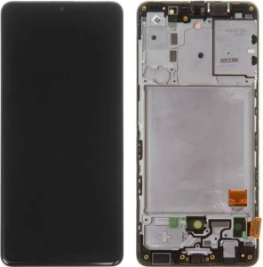 Dotyková deska Samsung A415 Galaxy A41 + LCD s rámečkem black - OLED