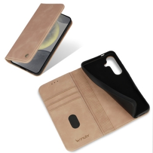 Pouzdro Book Wonder Smart Samsung A266 Galaxy A26 5G, blistr, barva cappuccino
