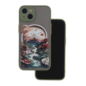 Pouzdro Back Case Trendy Travel Samsung A256 Galaxy A25 5G, zelená