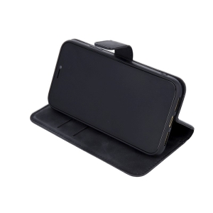 Pouzdro Book Smart Velvet iPhone 16e, barva černá