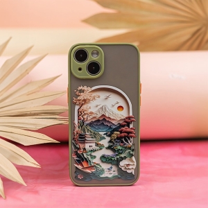 Pouzdro Back Case Trendy Travel Samsung A145, A146 Galaxy A14 4G/5G, zelená