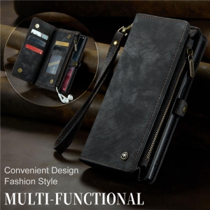 Pouzdro Book (Back Case) CaseMe Wallet 2v1, Samsung A366 Galaxy A36 5G barva black