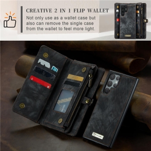 Pouzdro Book (Back Case) CaseMe Wallet 2v1, Samsung A366 Galaxy A36 5G barva black