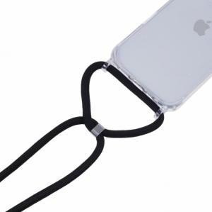 Pouzdro Back Case Strap iPhone 15 Pro, transparent