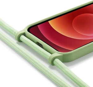 Pouzdro Back Case Strap iPhone 12, Lime