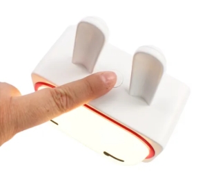 LED stolní lampička BOBI Rabbit, časovač, bílá