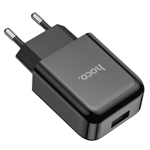 Cestovní nabíječ HOCO N2 Vigour 1x USB A (2A), barva černá