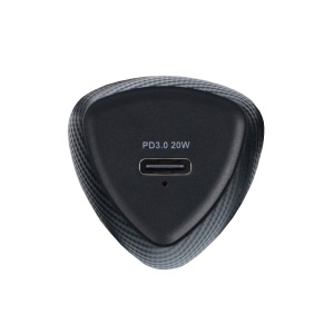 Autonabíječka Forcell F-Energy Carbon USB C QC3.0 PD 3A 20W + kabel USB C na USB C, černá