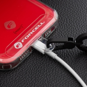 Nastavitelná crossbody šňůrka na telefon Forcell F-Design (max. 82,5 cm v poutku) černá