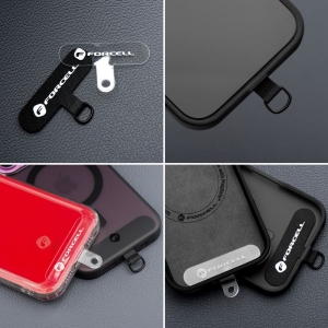 Nastavitelná crossbody šňůrka na telefon Forcell F-Design (max. 82,5 cm v poutku) růžová