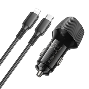 CL adaptér Borofone (BZ31B) 1x USB C, PD 30W, kabel USB C na Lightning, černá