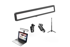 Led světlo Apexel APL-FL06, tripod stojánek, klip na monitor, barva černá