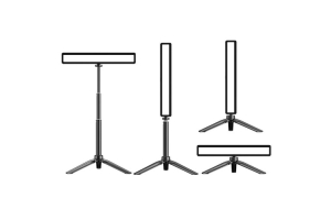 Led světlo Apexel APL-FL06, tripod stojánek, klip na monitor, barva černá