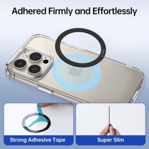 Univerzální magnetické kroužky TechProtect MagSafe, 2x černá